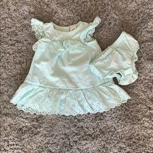 Baby Gap two-piece eyelet dress